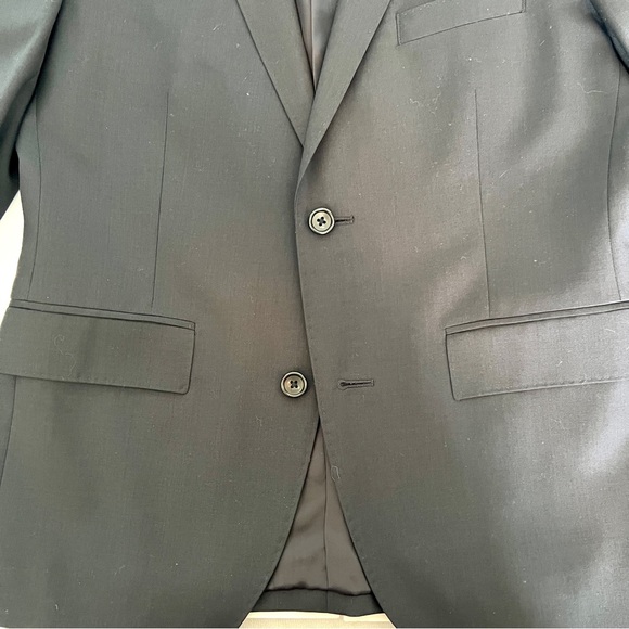 Bonobos Italian Wool Suit in Navy Slim Fit Jacket 38S slim pants 32x 27.5 slim - Picture 3 of 13